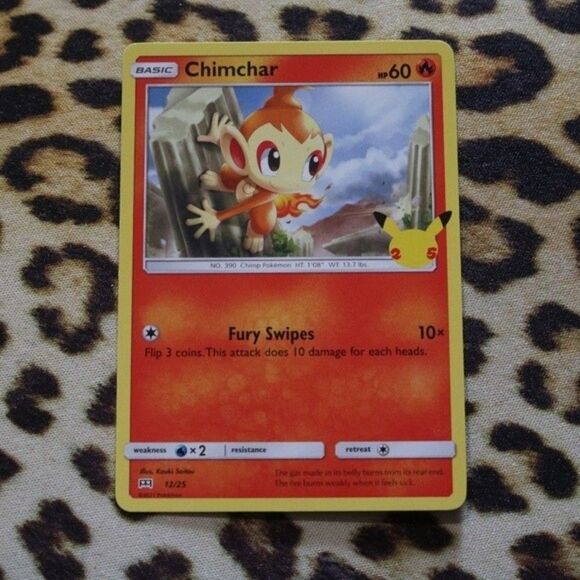 Chimchar 12/25 Pokemon Card - Picture 1 of 1
